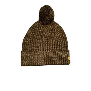Columbia Grey Knit Pom-Pom Beanie